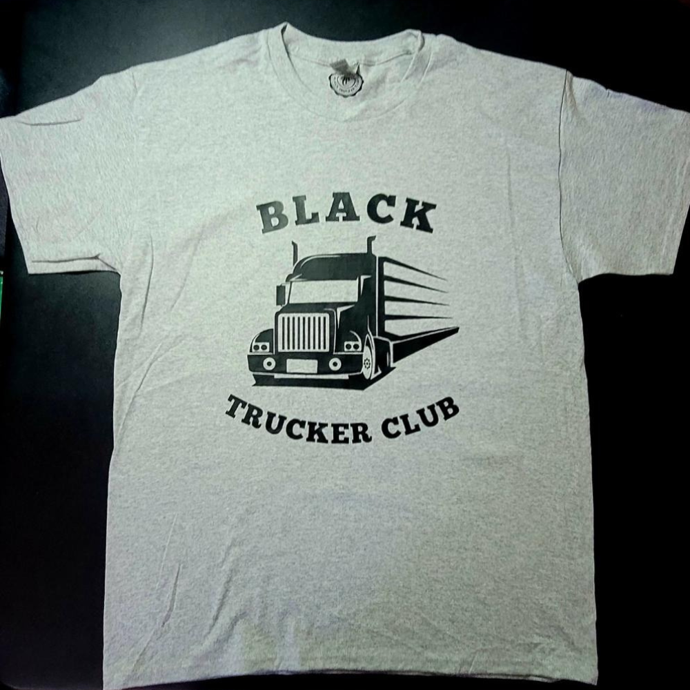 Black Trucker Club Tee