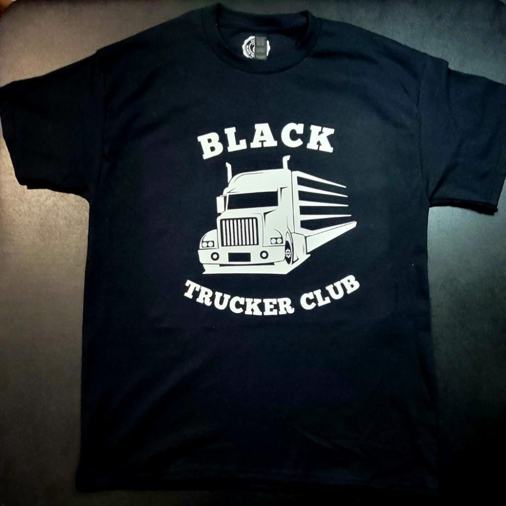 Black Trucker Club Tee